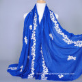 Hot selling voile embroidery hijab
